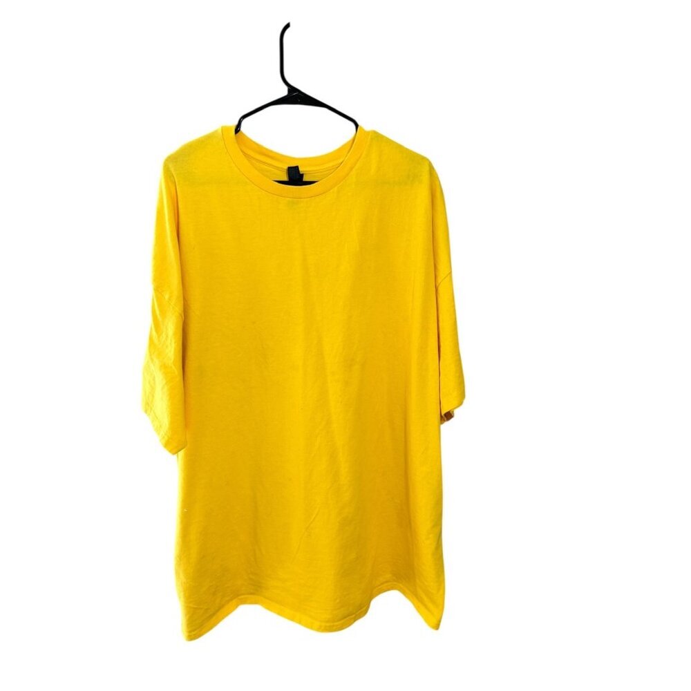 Gildan Ultra Cotton Men's 3XL Yellow T-Shirt
